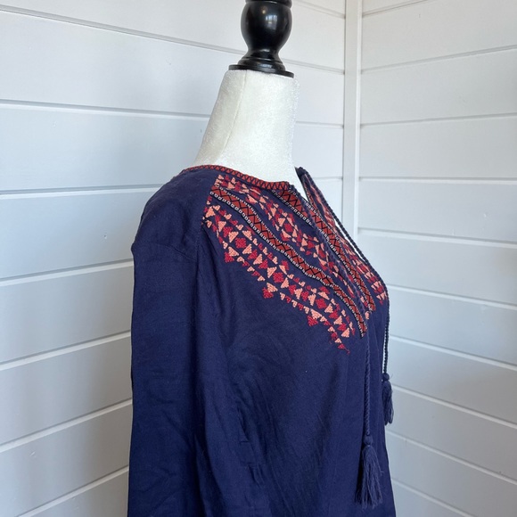 Natural Reflections long-sleeved XL blouse with embroidery, great condition - Picture 6 of 10